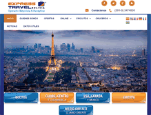 Tablet Screenshot of expressbolivia.com